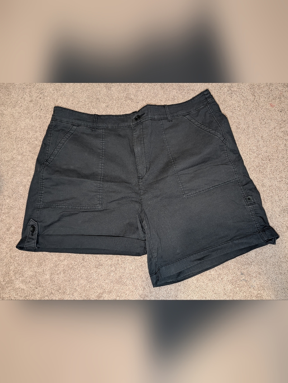 Denver Hayes Dark Gray Khaki Shorts
